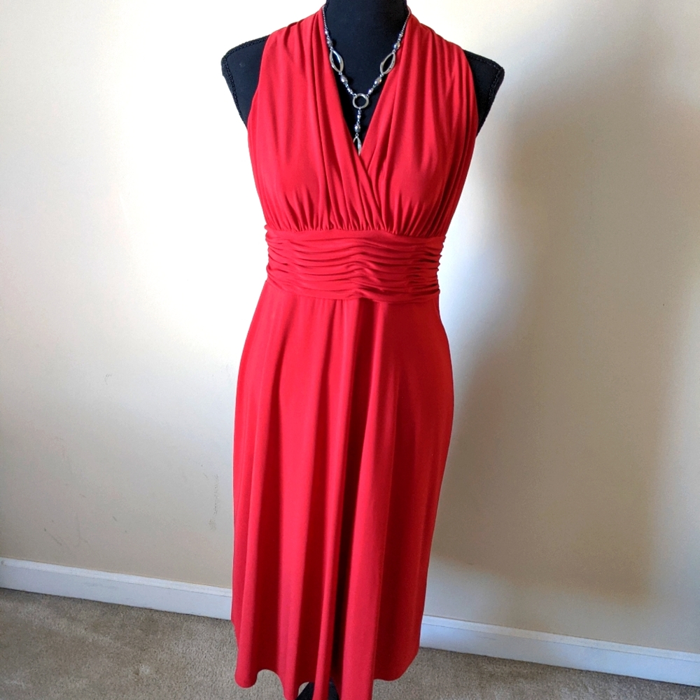 Evan Picone Vibrant Red Dress- 8P